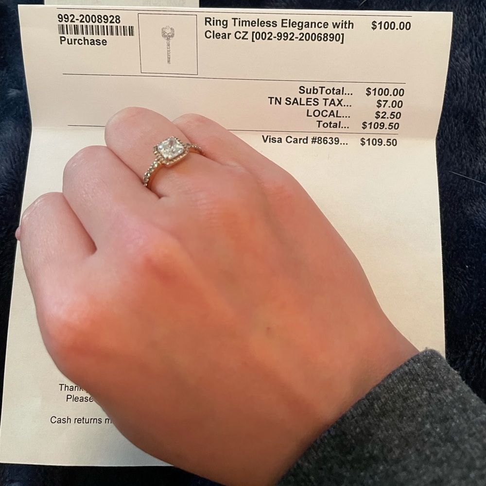 Rose Gold Pandora Ring